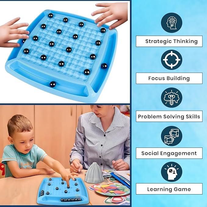 Ignite Brainpower & Bonding — The Magnetic Battle Chess Game Every Family Loves! - Vistora