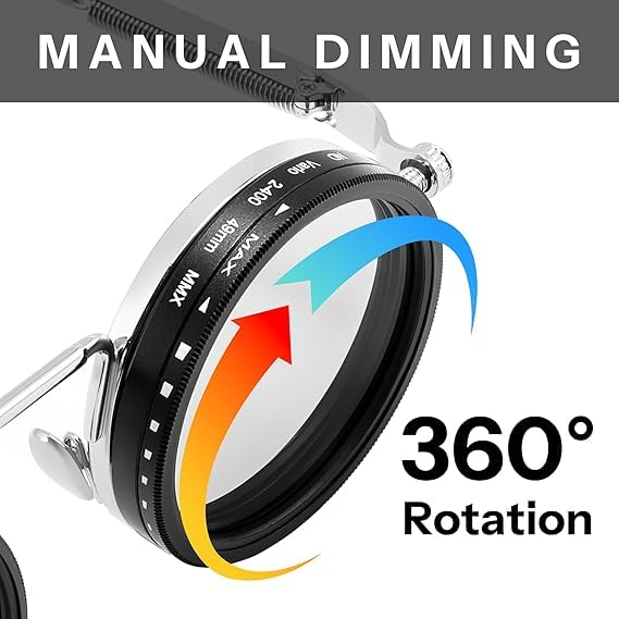 Adjustable Sunglasses Fishing Eyewear for Home Adjustable Brightness Outdoor 1-9 Gears Adjustable Traveling Style Sporting Goods Goggles Rounded Polarized Glasses
